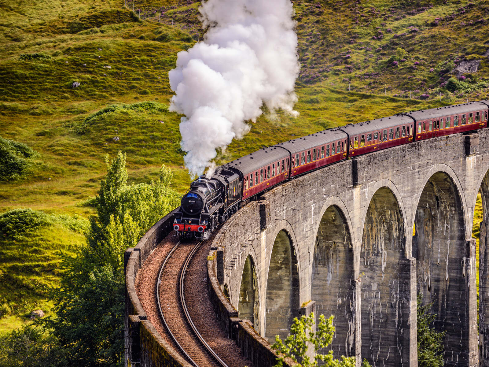 Scenic train journeys