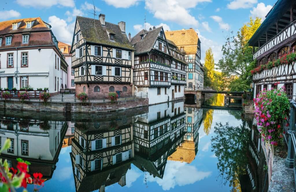 Le quartier de la Petite France à Strasbourg desintation week end à 2 heures de Paris