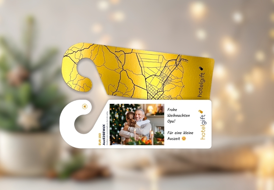 Hotelgift Gutschein für Opa