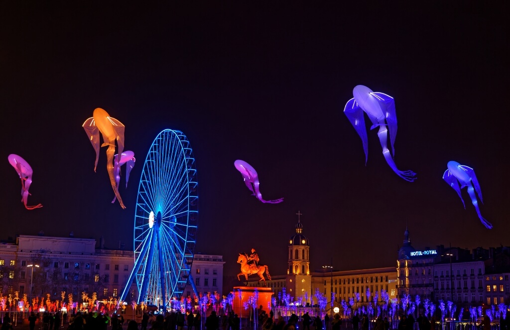 La fête des lumières et les marchés de Noël à Lyon
