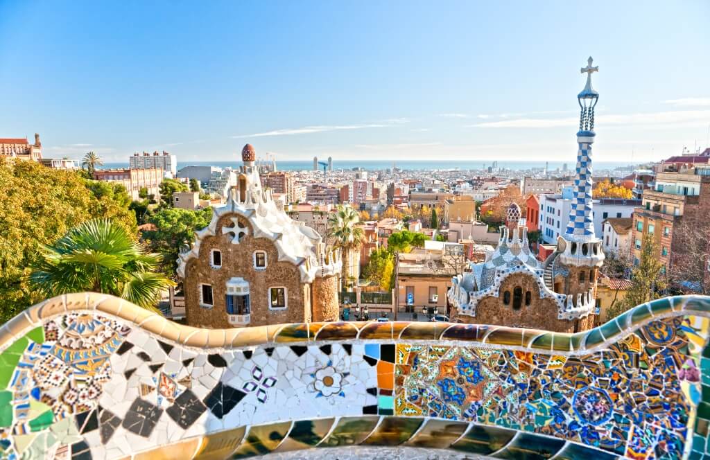 Le parc Guell à Barcelone