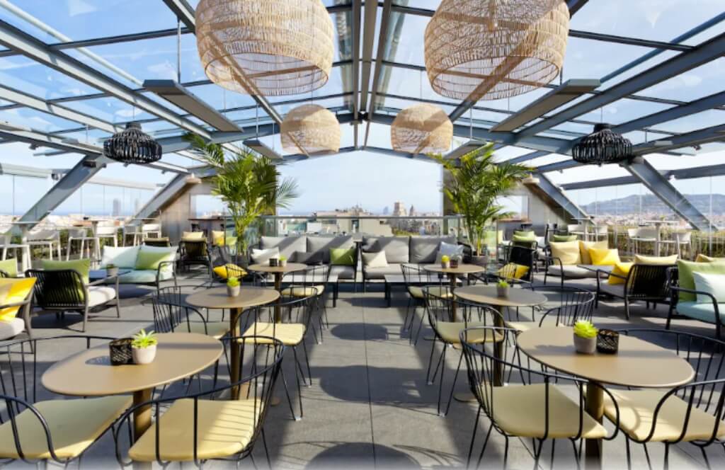 Le rooftop du Royal Passeig de Gracia à Barcelone
