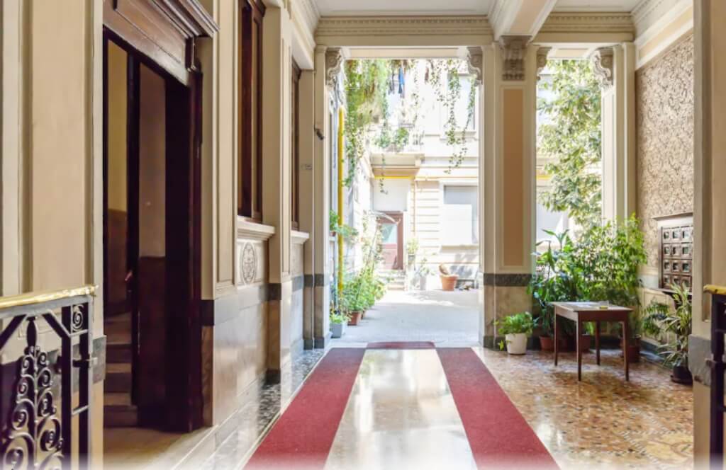 L'entrée du Milan Retreats - Central Station