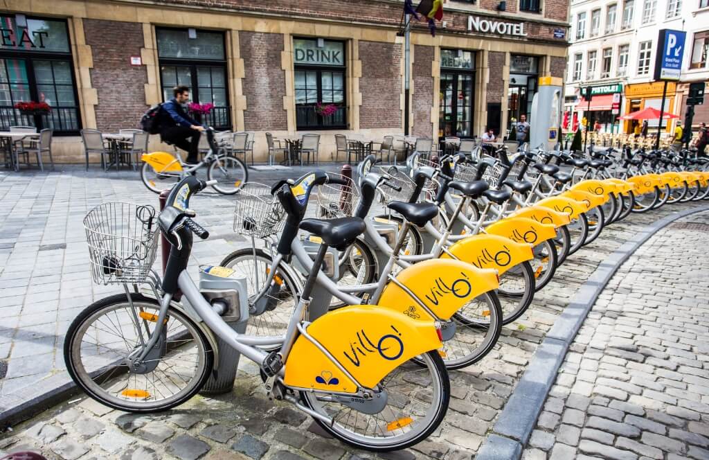 Les vélos disponibles pour se déplacer dans Bruxelles