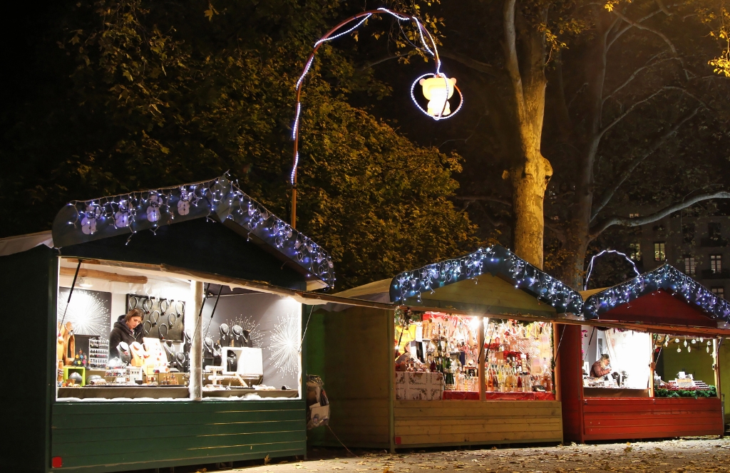 Place Carnot Lyon marché de Noel en Rhone Alpes