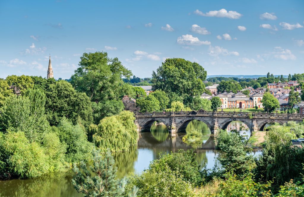 day out near birmingham to shrewsbury