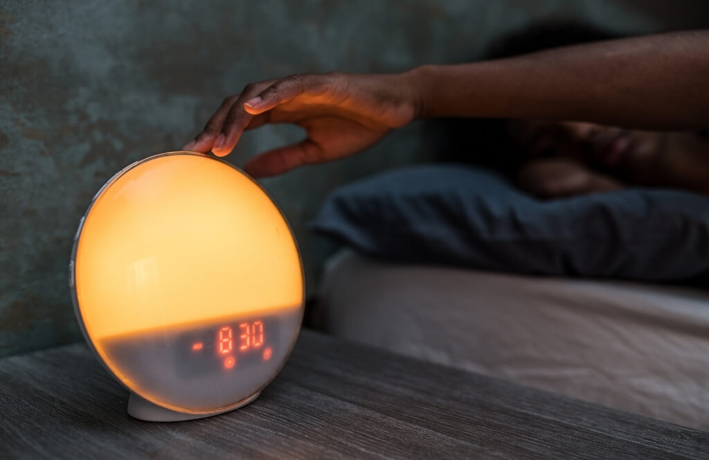 Un simulateur d'aube en cadeau de Noël pour un grand père