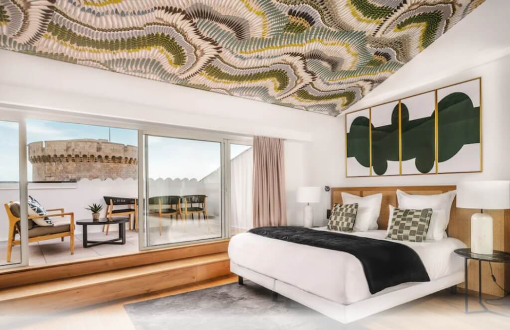 Chambre d'hôtel avec vue de Maison du Monde Hôtel à La Rochelle
