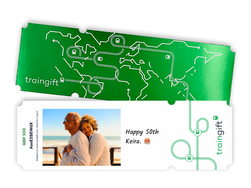 a train gift card from traingift is the best way to gift a train journey in the UK and europe