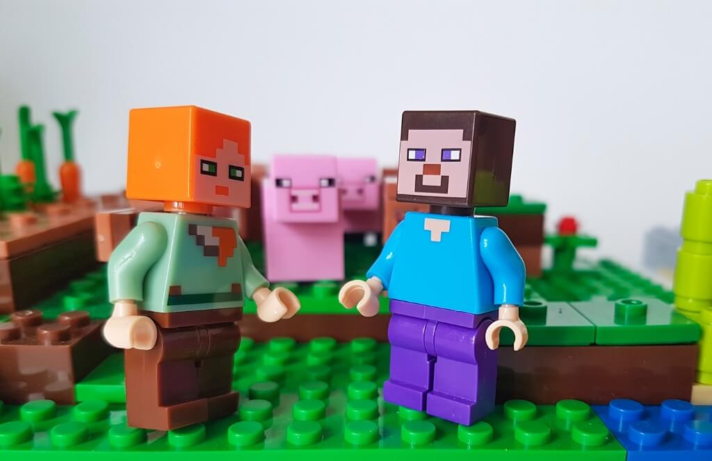 Un set lego minecraft offert en cadeau homme 25 ans