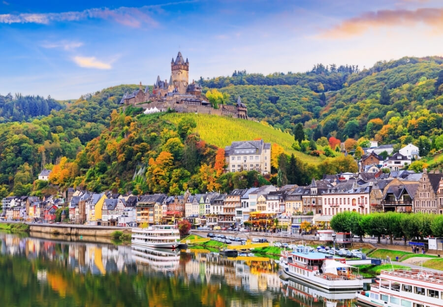 Cochem ist eine romantische Stadt in Deutschland