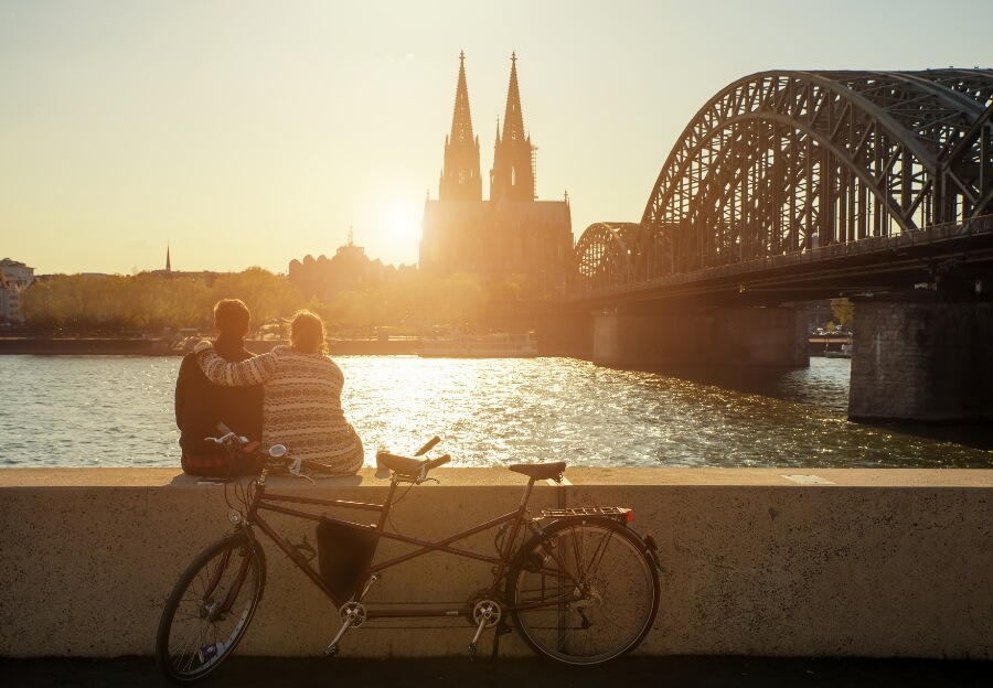 Köln gehört zu den romantischen Städten Deutschlands
