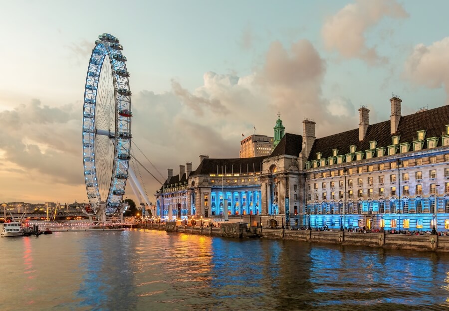Urlaub im März ohne fliegen in London
