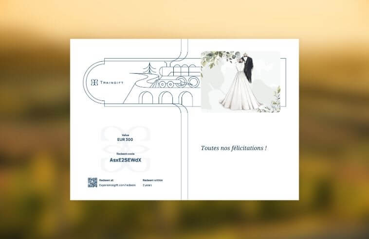 Carte cadeau PDF personnalisée