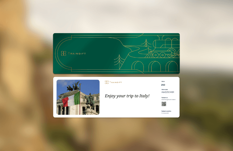 Physical gift card